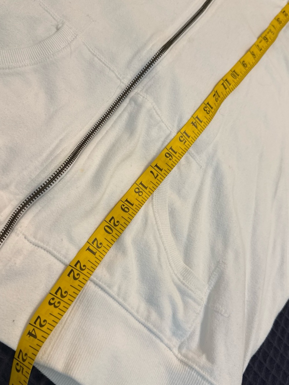 Columbia Classic Bright White Zip-Up Hoodie - Picture 6 of 8